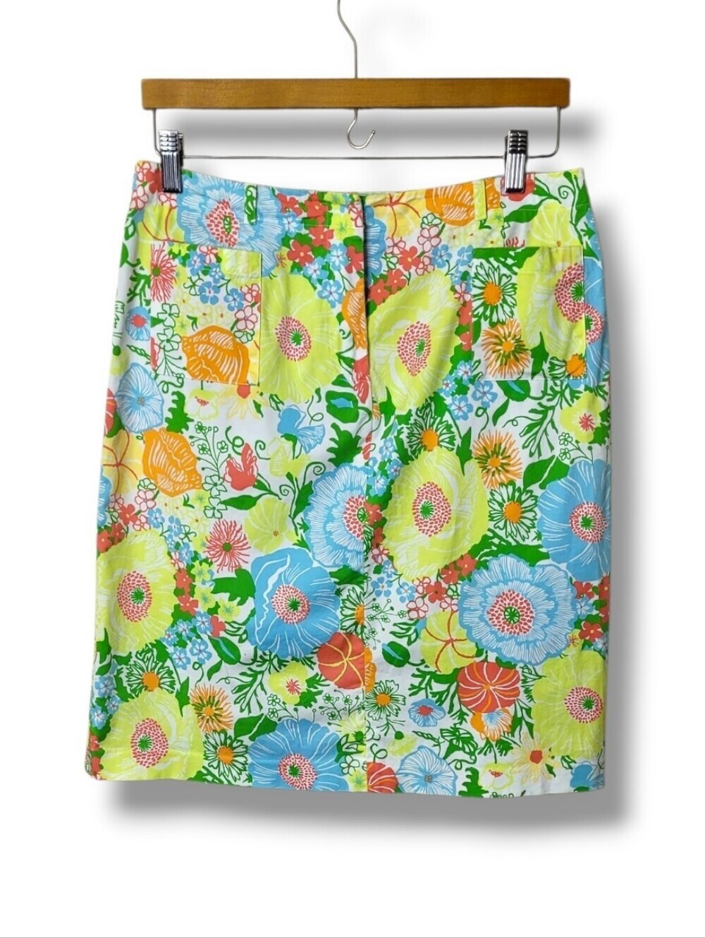 Talbots Vintage 90s Retro Floral Skirt 10